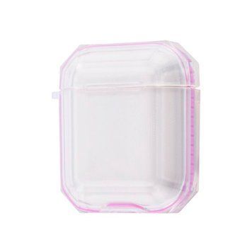 Чехол Transparent Shockproof для AirPods 1 | 2 Purple - ash-mobile.com.ua - фото 1