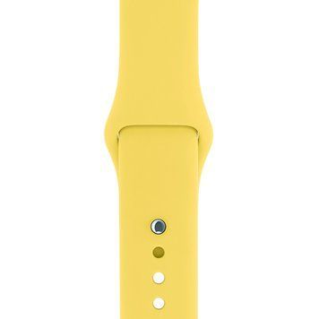 Ремінець Silicone Sport Band для Apple Watch 42mm | 44mm | 45mm | 46mm | 49mm Canary Yellow розмір L - ash-mobile.com.ua - фото 1