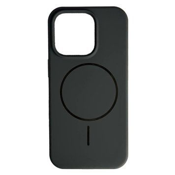 Чохол Silicone Case Full Protective with MagSafe для iPhone 15 Dark Gray - ash-mobile.com.ua - фото 1