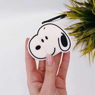 Чехол 3D для AirPods 1 | 2 Snoopy White купить