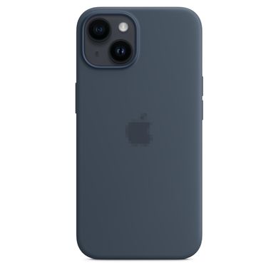 Чохол Silicone Case Full OEM+MagSafe для iPhone 14 Plus Storm Blue - ash-mobile.com.ua - фото 3