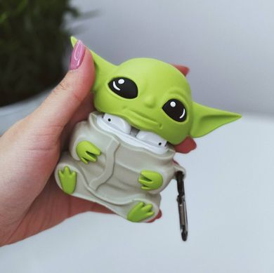 Чехол 3D для AirPods 1 | 2 Yoda White - ash-mobile.com.ua - фото 4