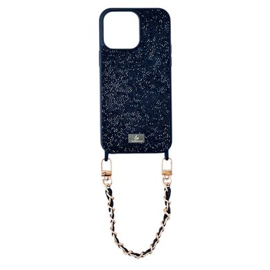 Чехол Bling World Grainy Diamonds с ремешком для iPhone 14 PRO Black - ash-mobile.com.ua - фото 1