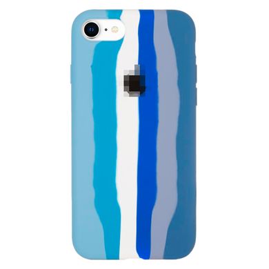 Чехол Rainbow Case для iPhone 7 | 8 | SE 2 | SE 3 Blue/Grey купить