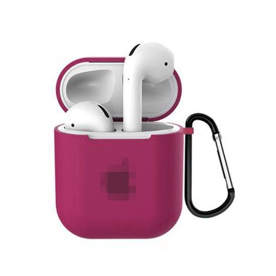 Чохол (яблуко) для AirPods PRO 2 Red raspberry - ash-mobile.com.ua - фото 1