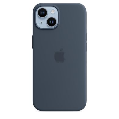 Чохол Silicone Case Full OEM+MagSafe для iPhone 14 Plus Storm Blue - ash-mobile.com.ua - фото 1