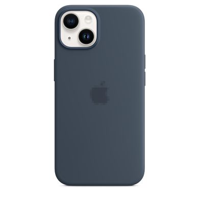 Чохол Silicone Case Full OEM+MagSafe для iPhone 14 Plus Storm Blue - ash-mobile.com.ua - фото 4