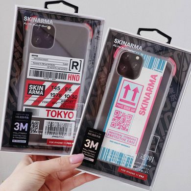 Чохол SkinArma Case Shirudo Series для iPhone 11 PRO MAX Transparent Black купити