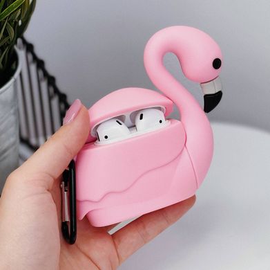 Чехол 3D для AirPods 1 | 2 Pink Flamingo купить
