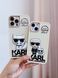 Чехол Karl Lagerfeld Paris Silicone Case для iPhone 12 | 12 PRO Cat Biege