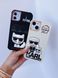 Чехол Karl Lagerfeld Paris Silicone Case для iPhone 12 | 12 PRO Cat Biege