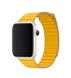 Шкіряний Ремінець Leather Loop Band для Apple Watch 38/40/41 mm Yellow купити
