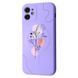 Чехол WAVE Minimal Art Case with MagSafe для iPhone 12 Light Purple/Flower - ash-mobile.com.ua - фото 1