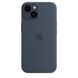 Чохол Silicone Case Full OEM+MagSafe для iPhone 14 Plus Storm Blue