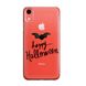 Чохол прозорий Print Halloween для iPhone XR Happy Halloween купити