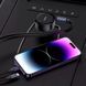 Автомобильное ЗУ Baseus Enjoyment Pro 60W (USB) + Retractable Type-C+Lightning Cables Black