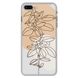 Чехол прозрачный Print Leaves для iPhone 7 Plus | 8 Plus Flowerpot купить