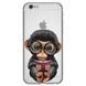 Чохол прозорий Print Animals для iPhone 6 | 6s Monkey