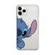 Чохол прозорий Print Monster для iPhone 11 PRO MAX Blue Half - ash-mobile.com.ua - фото 1