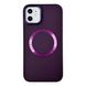 Чехол Matte Colorful Metal Frame MagSafe для iPhone 15 Deep Purple