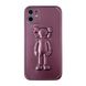 Чохол KAWS (TPU) Case для iPhone 12 Rose Pink купити