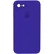 Чехол Silicone Case FULL+Camera Square для iPhone 7 | 8 | SE 2 | SE 3 Ultra Violet