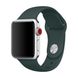 Ремінець Silicone Sport Band для Apple Watch 42mm | 44mm | 45mm | 49mm Forest green розмір S