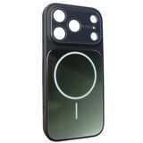 Чохол Gradient Glass MagSafe case для iPhone 17 PRO MAX Black