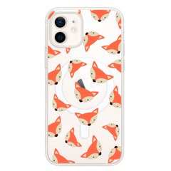 Чохол прозорий Print Animals with MagSafe для iPhone 11 Fox купити
