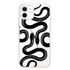 Чехол прозрачный Print Snake with MagSafe для iPhone 12 | 12 PRO Viper купить