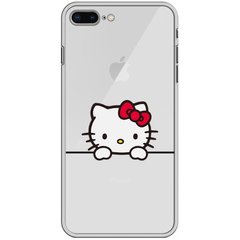 Чехол прозрачный Print для iPhone 7 Plus | 8 Plus Hello Kitty Looks купить