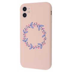 Чехол WAVE Minimal Art Case with MagSafe для iPhone 11 Pink Sand/Wreath купить