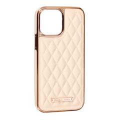 Чохол PULOKA Design Leather Case для iPhone 13 PRO MAX Pink Sand