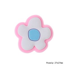 Jibbitz для Crocsі Case Flower White/Pink