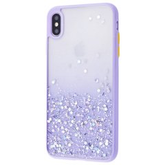 Чехол Confetti Glitter Case для iPhone XS MAX Purple купить