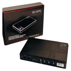 Джерело безперебійного живлення для роутера DC1018P 10400mAh Black - ash-mobile.com.ua - фото 1