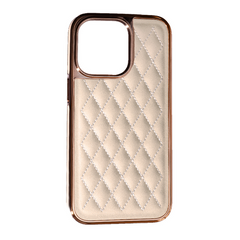 Чохол PULOKA Design Leather Case для iPhone 14 PRO MAX Pink Sand