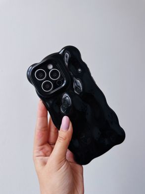 Чехол Bubble Gum Case для iPhone 14 PRO Black - ash-mobile.com.ua - фото 3