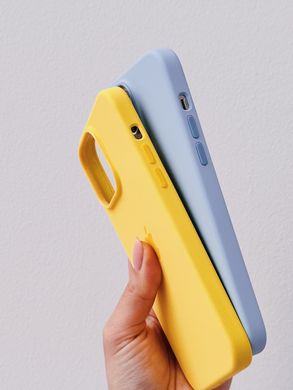 Чехол Silicone Case Full OEM+MagSafe для iPhone 14 Plus Storm Blue