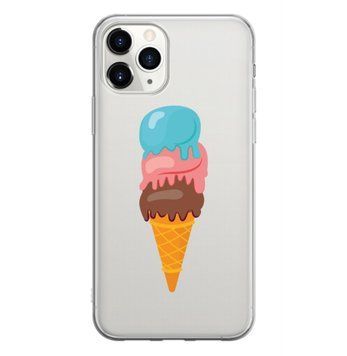Чохол прозорий Print SUMMER для iPhone 12 | 12 PRO Ice Cream - ash-mobile.com.ua - фото 1