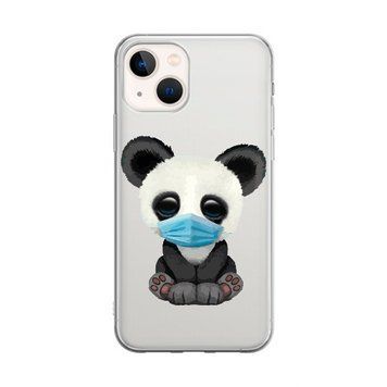 Чохол прозорий Print Animals для iPhone 14 Plus Panda - ash-mobile.com.ua - фото 1