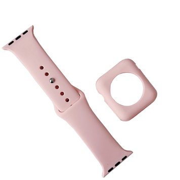 Ремешок Full Cover для Apple Watch 42mm | 44mm | 45mm | 46mm | 49mm Pink Sand - ash-mobile.com.ua - фото 1