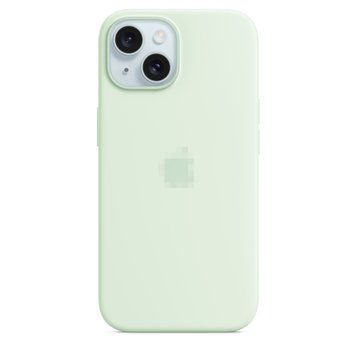 Чохол Silicone Case Full OEM+MagSafe для iPhone 15 Soft Mint - ash-mobile.com.ua - фото 1
