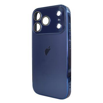 Чохол AG-PC Glass для iPhone 18 PRO Midnight Blue