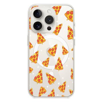 Чехол прозрачный Print FOOD with MagSafe для iPhone 14 PRO Pizza - ash-mobile.com.ua - фото 1