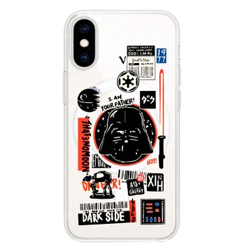 Чехол прозрачный Print STARWARS with MagSafe для iPhone X | XS Dart Veider - ash-mobile.com.ua - фото 1