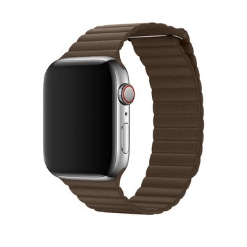 Кожаный ремешок Leather Loop Band для Apple Watch 38mm | 40mm | 41mm Brown - ash-mobile.com.ua - фото 1