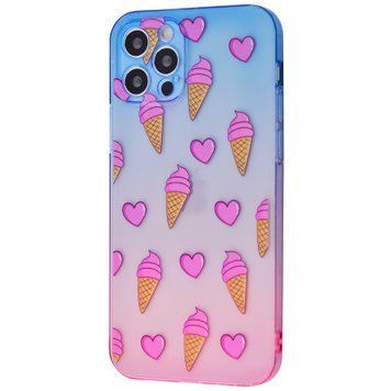 Чехол WAVE Gradient Sweet & Acid Case для iPhone 12 PRO Ice cream/Love - ash-mobile.com.ua - фото 1