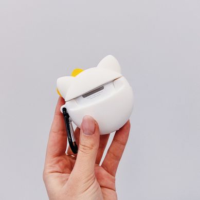 Чехол 3D для AirPods 1 | 2 White-Yellow Hello Kitty купить