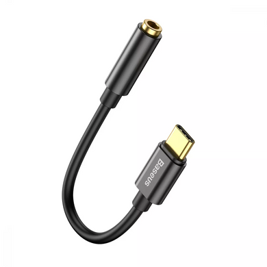 Переходник Baseus AUX L54 Type-C to 3.5mm Black - ash-mobile.com.ua - фото 3